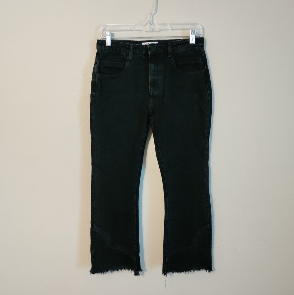 NWT One Teaspoon Raw Hem Black Jeans